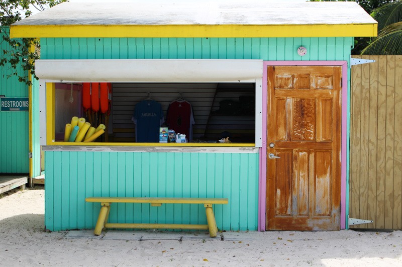 Anguilla beach shack