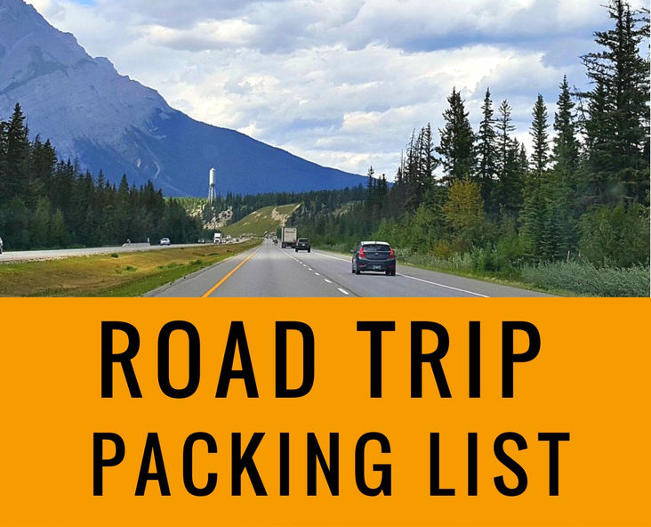 The road trip packing list | road trip essentials checklist | Road Trip essentials | Printables | Packing List | Checklist 