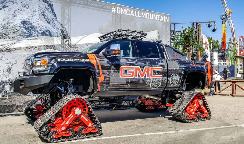 GMC All Mountain truck at the Calgary Stampede Midway