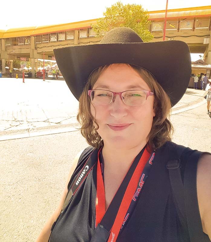 Smithbilt hat black cowboy hat Calgary Stampede midway