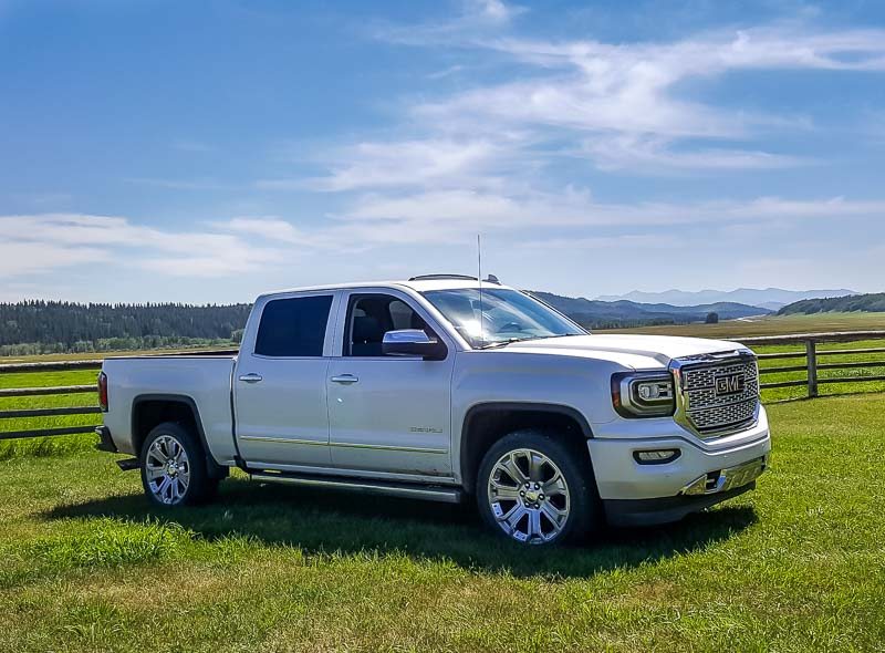 GMC truck at the Calgary Stampede OH Ranch