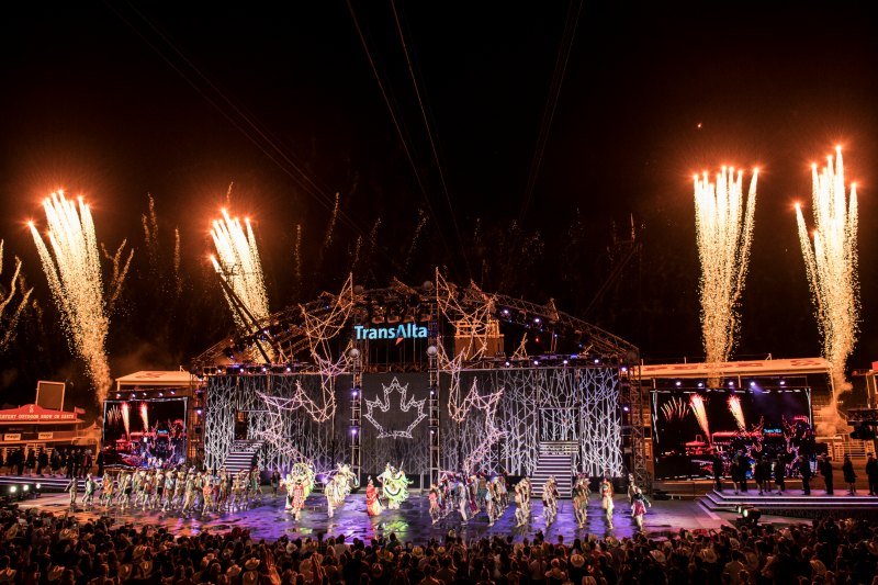 Calgary Stampede evening grandstand show