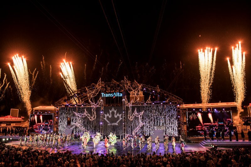 Calgary Stampede evening grandstand show 