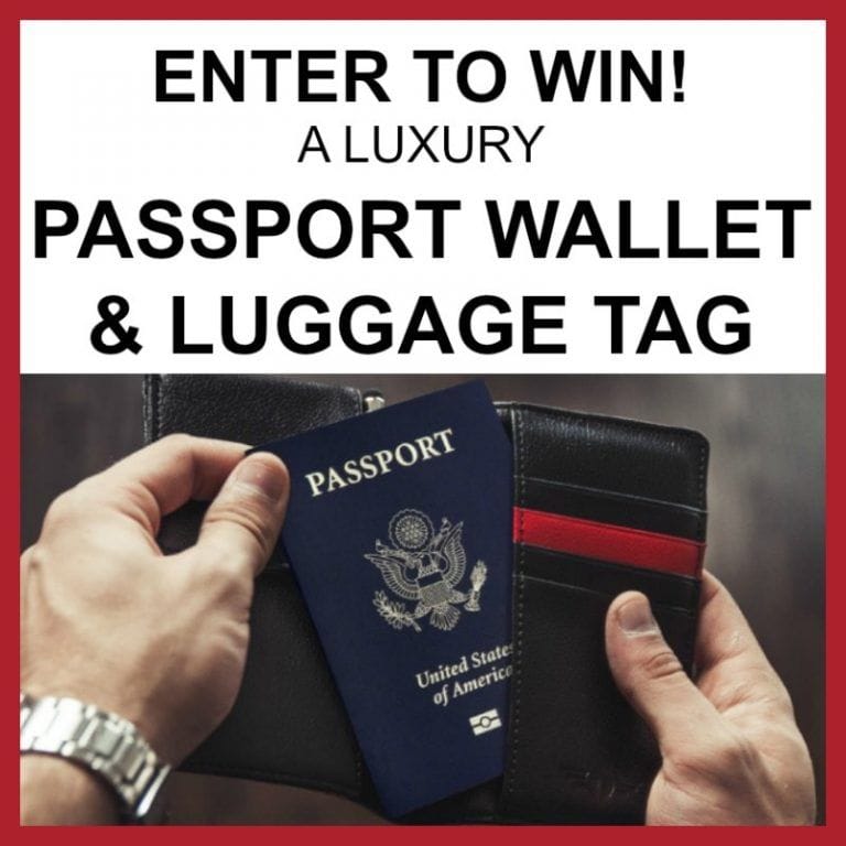 Enter to Win a Luxury Talonport Passport Wallet and Luggage Tag