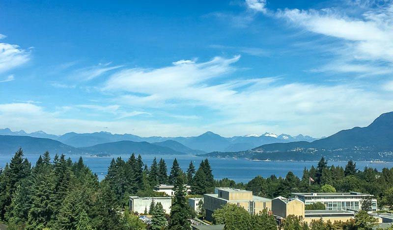 The view at UBC