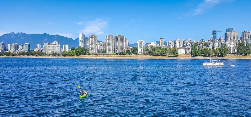 English Bay from Vanier Park Vancouver