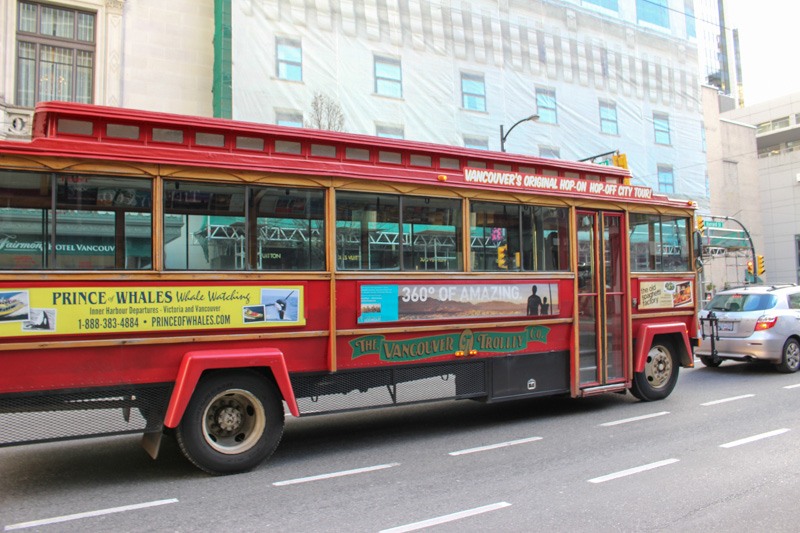 Vancouver Downtown Vancouver Trolley Hop on Hop off Tour