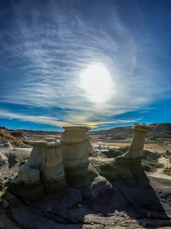 Drumheller, Alberta hoodoos taken with the GoPro HERO 6 Black Action cam