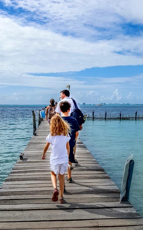 Isla Mujeres Mexico pier