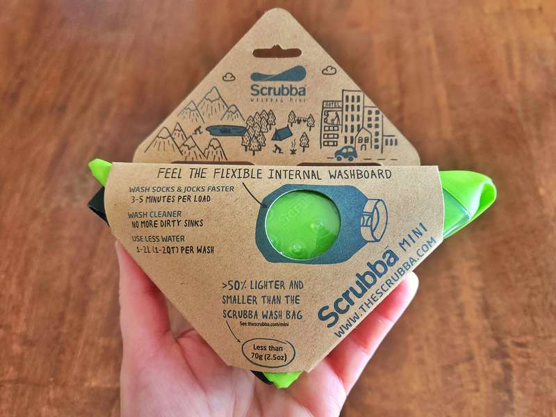 Scrubba Mini in packaging