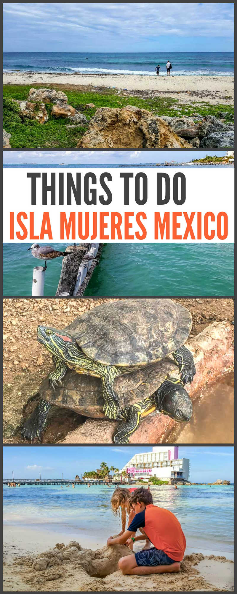 Things to do in Isla Mujeres Mexico. We've written about Mexico's Isla Mujeres a few times over the years and, to be honest, not much has changed. Of course it's grown, but that only means more golf cart rentals and more options. We don't find that it's gotten any busier and it seems there's just more to do there these days with a lot more things to do and see.