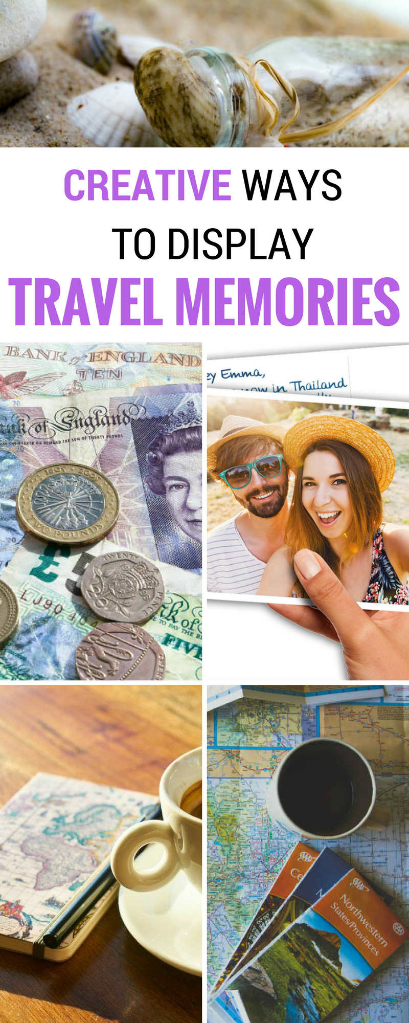 DIY ideas for how to preserve and display your travel memories and souvenirs. While it’s easy to pick up a T-shirt at any souvenir shop (and we still do sometimes!), we’ve aimed for some unique, interesting ways to preserve your trip memories. After a lot of though (and a lot of pruning of the list, these are the travel memories ideas that we love the best.
