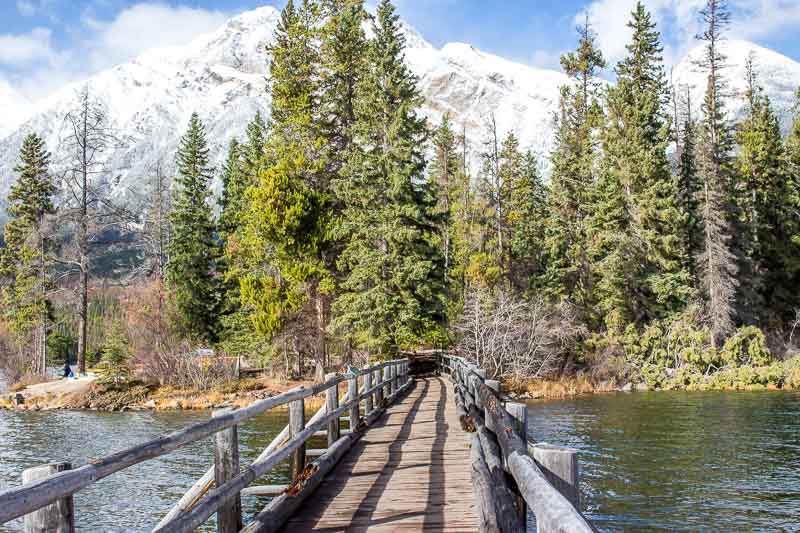 Spirit Island Jasper Alberta Canada 