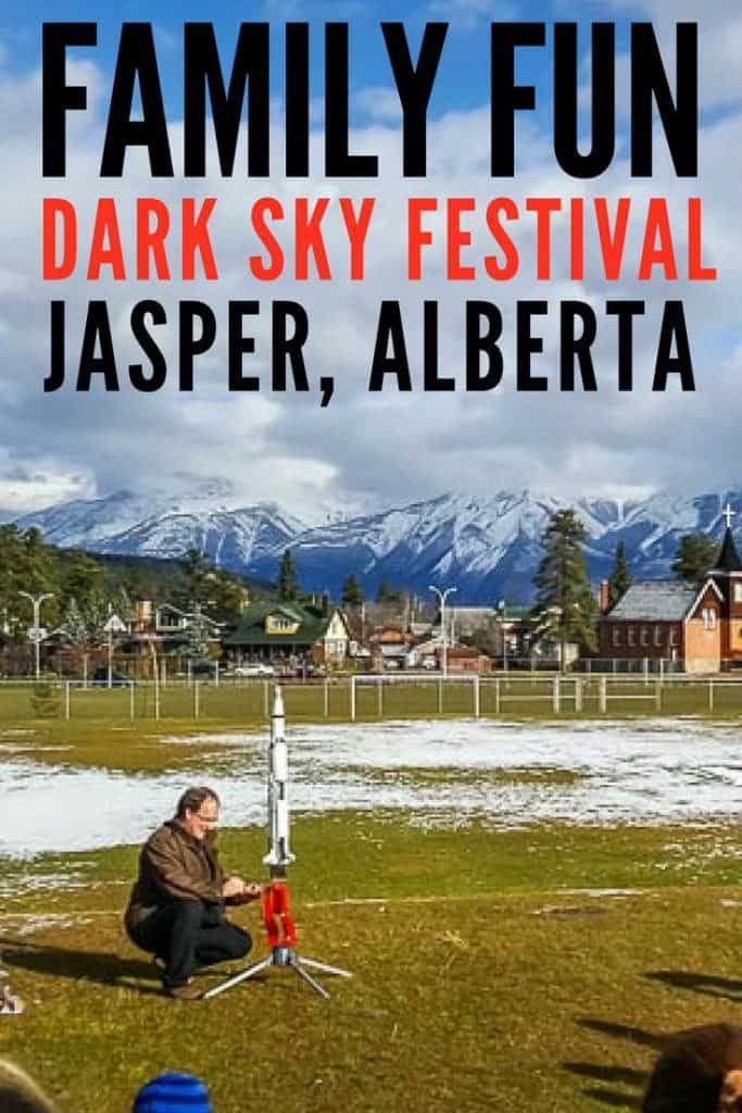 family fun at the Jasper Dark Sky Festival The Dark Sky Festival takes place over two weekends in October that are packed with events, speakers and activities that feature science, space and conservation. Jasper Dark Sky Preserve | Things to do in Jasper Alberta | Jasper Alberta | Jasper National Park | Northern Lights | Canada | Alberta | Canadian Rockies | Scenery |Where to Stay in Jasper National Park | Dark Skies | Jasper National Park Things To Do | Jasper National Park Winter | #travel #traveltips