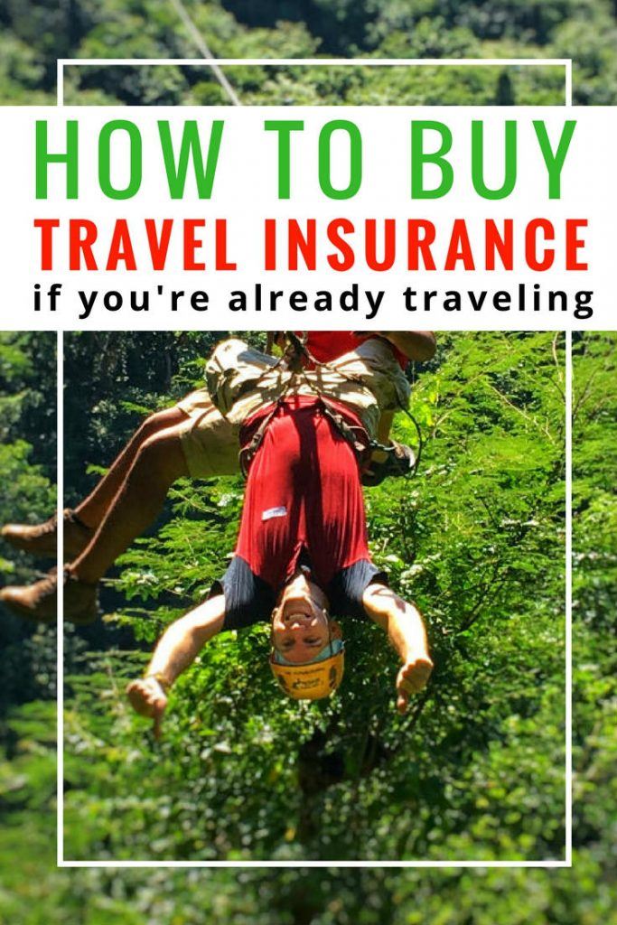 travel insurance if already abroad