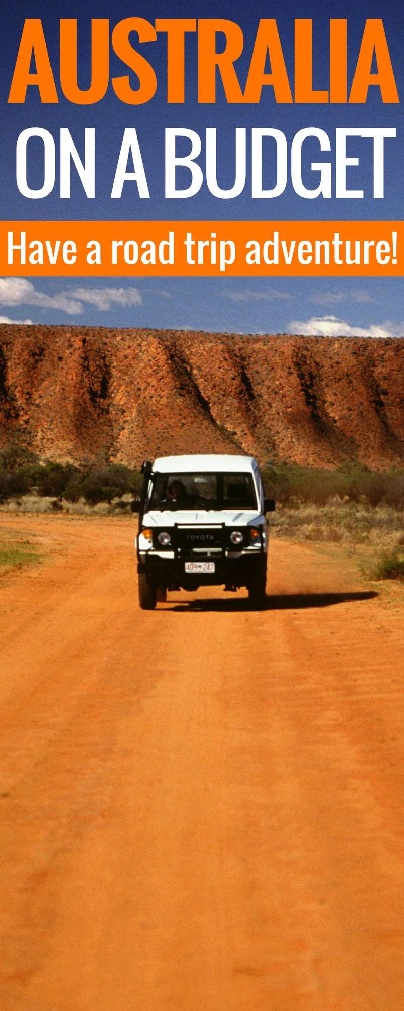 How to road trip Australia on a budget. Australia can be expensive and driving around Australia in a van or RV or campervan can really cut the cost! Tips for driving around Australia in campervan. Australia Road Trip | Tips | Travel | Australia travel | roadtrip | budget #australia #travel #traveltips #roadtrip #wanderlust #adventure #vanlife