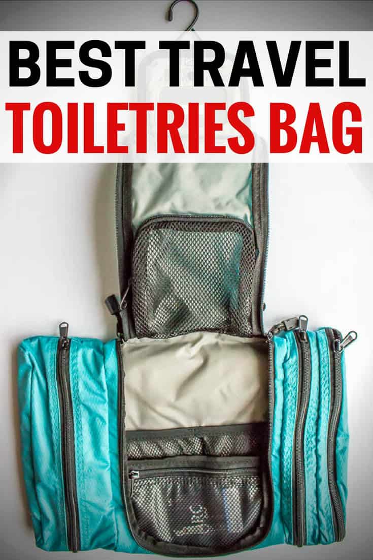 Best travel toiletries bag. Whether you're looking for a stylish women's travel cosmetics bag, a men's shaving Dopp bag, or a lightweight backpacking toiletry kit, we have a great recommendation. | travel toiletries bag | best travel toiletries bag | travel toiletries bag for men | best travel cosmetics case | travel cosmetics bag | cute toiletries bag | large toiletires bag | small travel toiletries bag | hanging toiletries bag | travel toiletries Dopp kit | travel toiletries bag Christmas gift | toiletries bag for trips or vacation | cute toiltries bag | clear toiletries bag #travel #traveltips #packingtips #packing