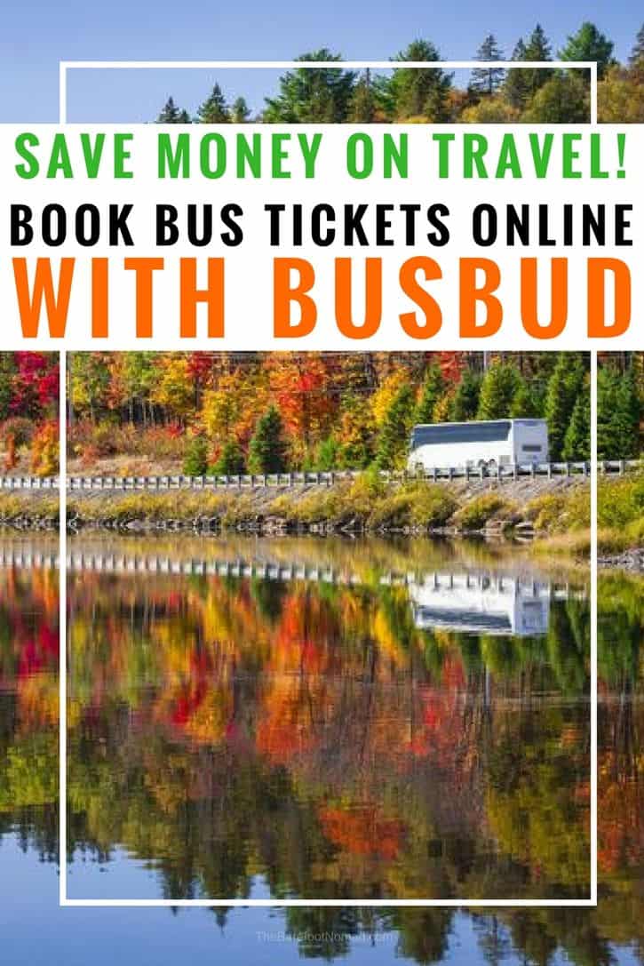 The easy way to save money traveling or backpacking by using Busbud to book bus tickets online #travel #traveltips