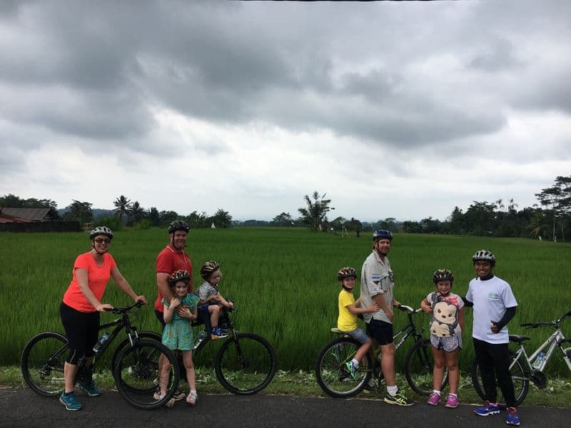bike riding in Bali