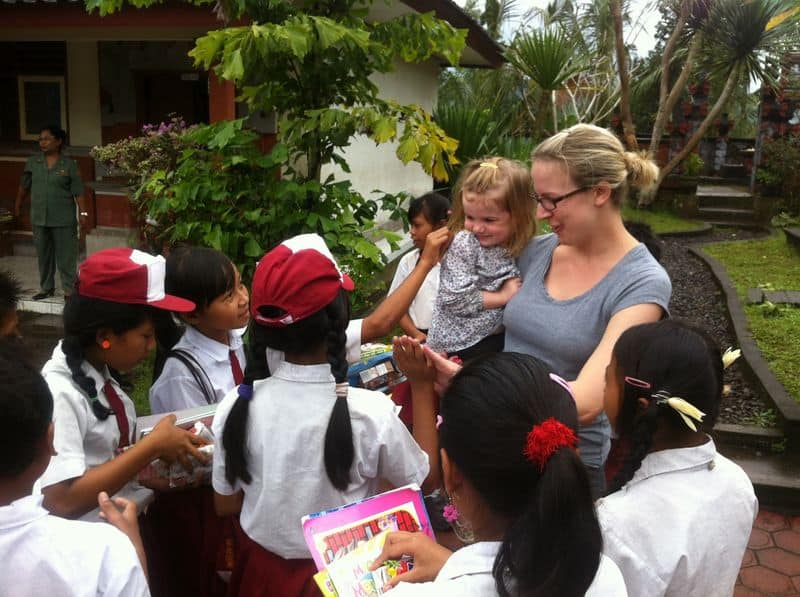 Meeting the locals in Bali