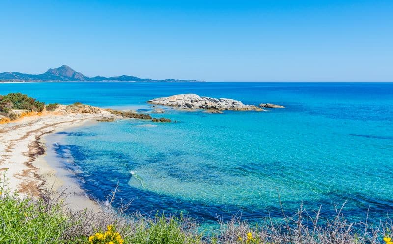 Scoglio di Peppino at Costa Rei Sardinia Italy DP