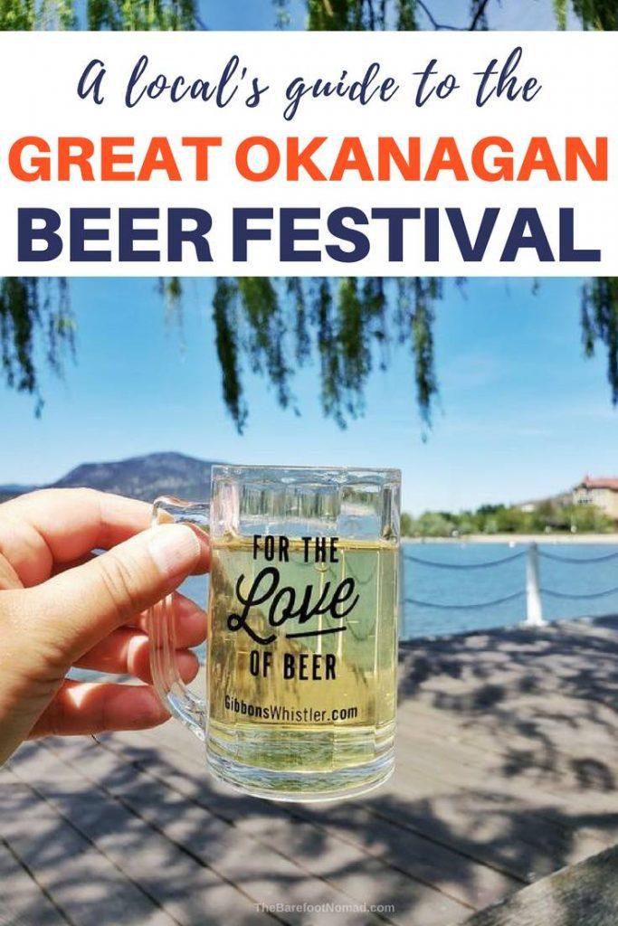 A Locals Guide to the Great Okanagan Beer Festival GOBF in Kelowna BC
