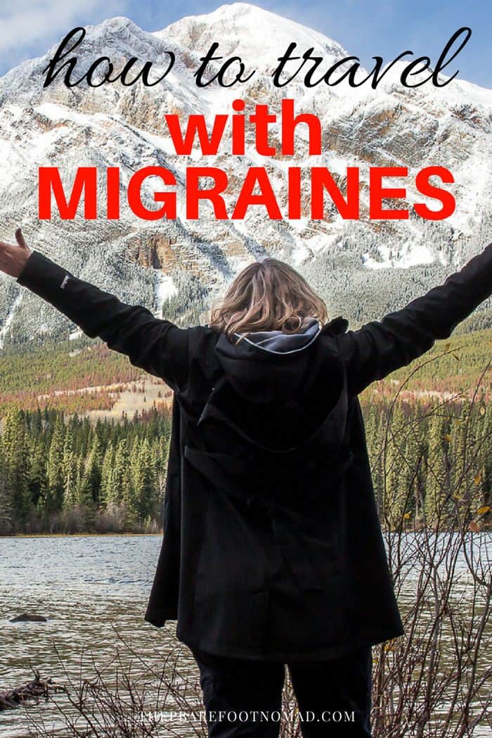 how to travel with migraines