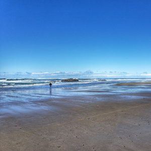 Oregon Coast by the beach Lincoln City