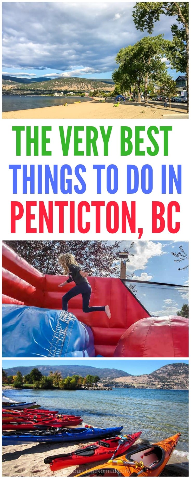 The best things to do in Penticton British Columbia. We share our favorite things to do when you travel to this lovely small city in BC Canada, with the best beaches, lakes, food, activities, and more.