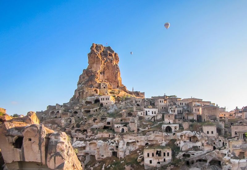 Goreme ancient castle in Turkey