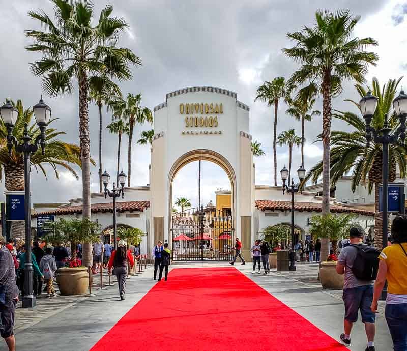 Universal Studios Hollywood red carpet