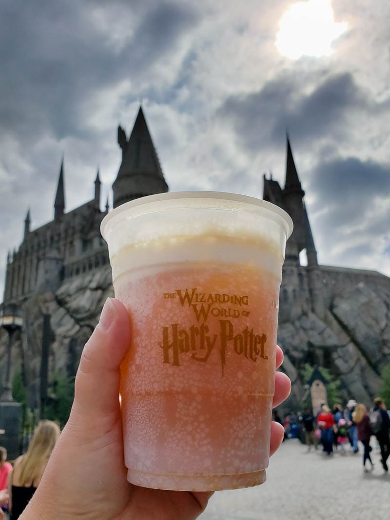 Butter beer at Universal Studios Hollywood