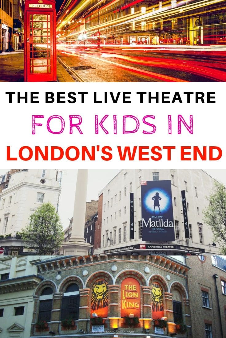 Best Live Theatre Shows for Kids in London West End