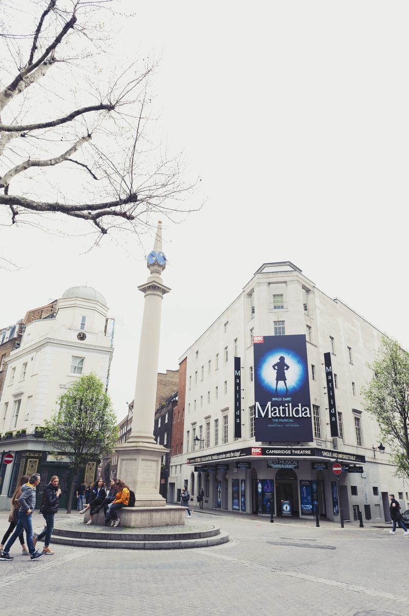 Matilda showing at the Cambridge Theatre London