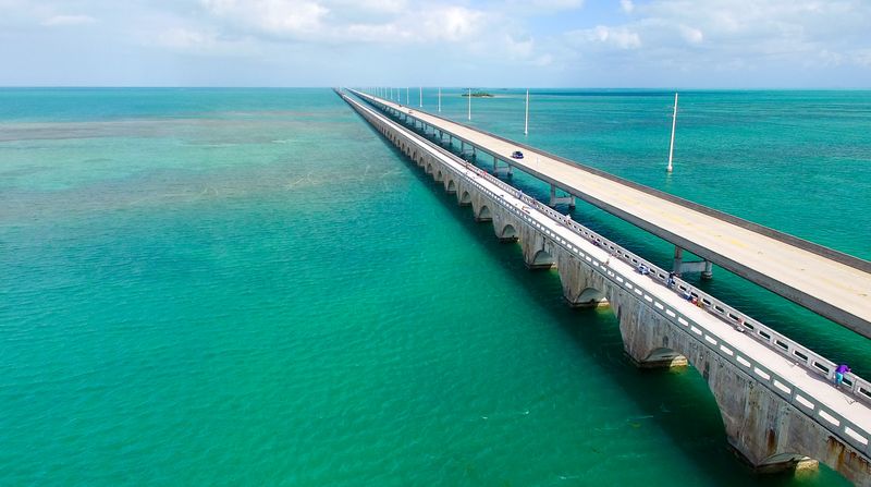 Bridge over the Florida Keys road trip to the best beaches in the Florida Keys