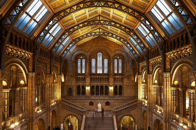 Natural History Museum in London England