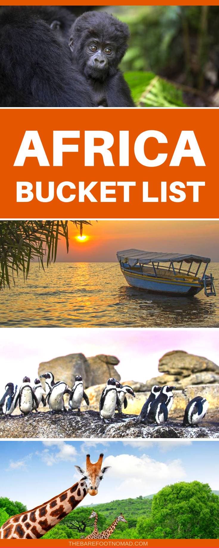 Africa bucket list for this amazing continent