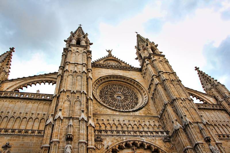 cathedral in Palma de Mallorca Spain