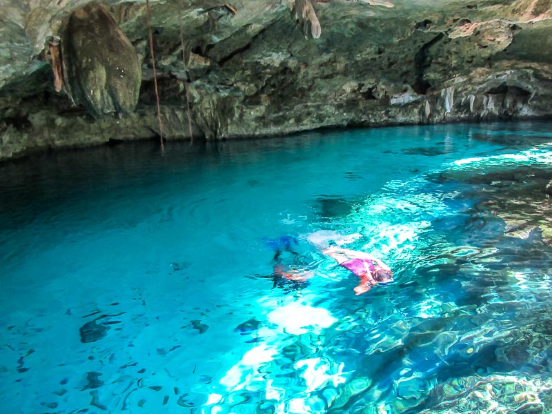 Cenote Dos Oyos by Tulum