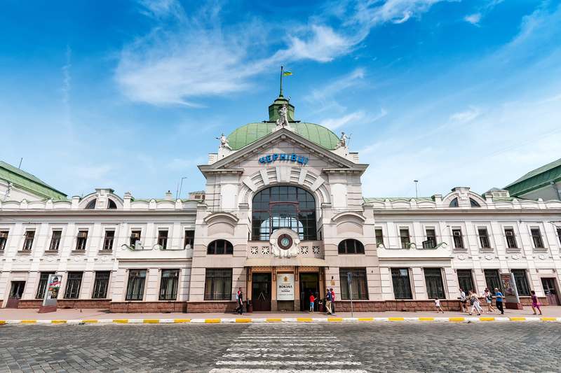 Chernivtsi Ukraine Railway Station