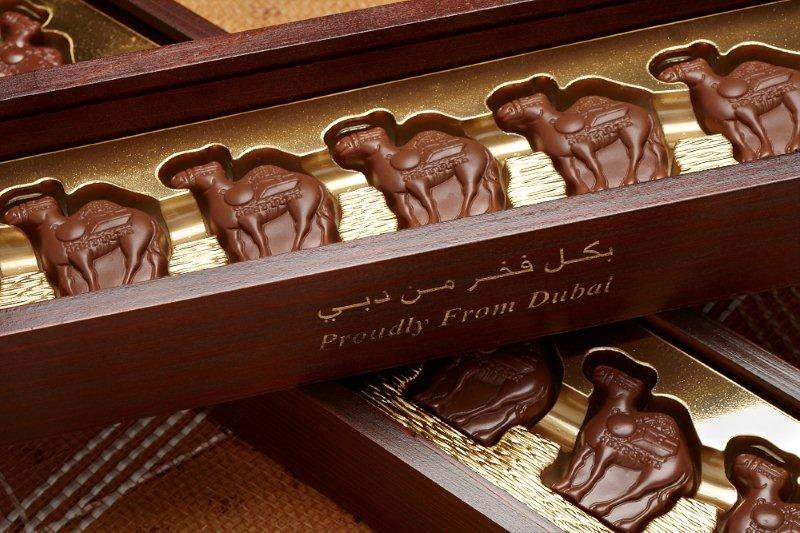 Al Nassma Chocolate made with camels milk in Dubai