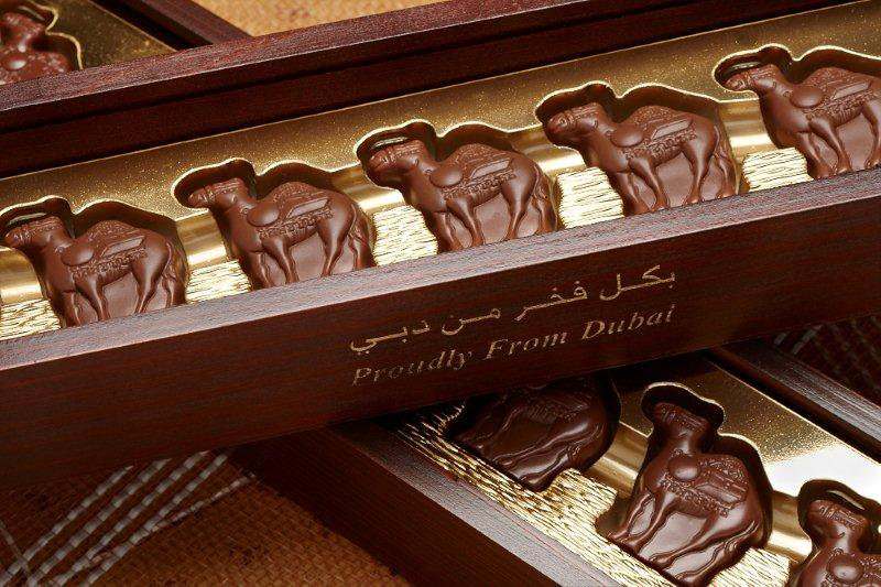 Al Nassma Chocolate made with camels milk in Dubai
