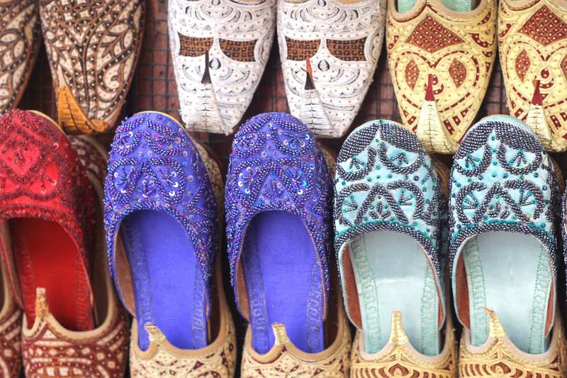 embroidered shoes in Dubai