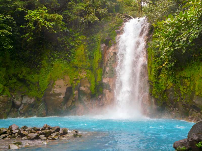 Rio Celeste in Tenorio Volcano National Park