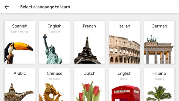 Rosetta stone languages