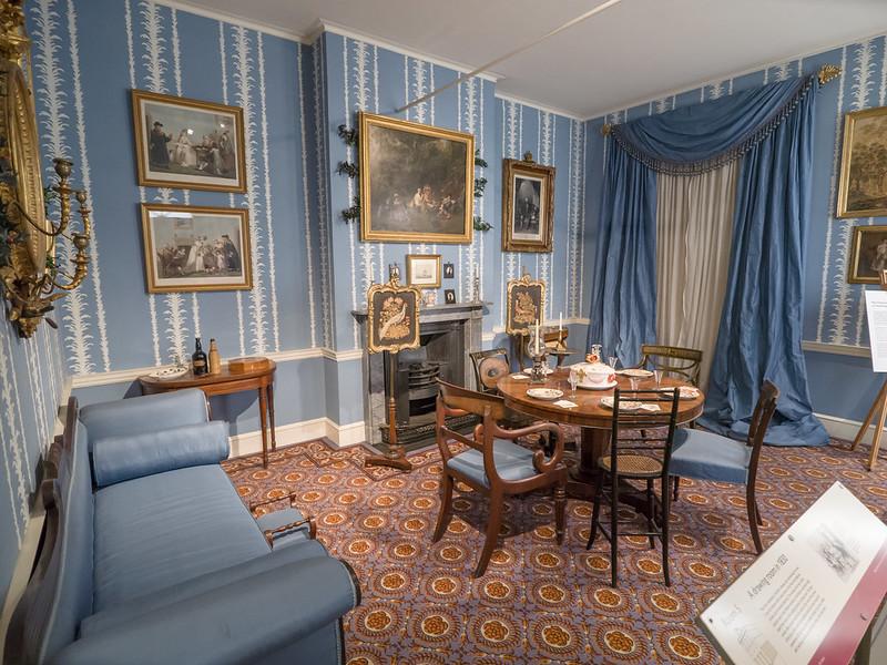 1830s period room Geffrye Museum London