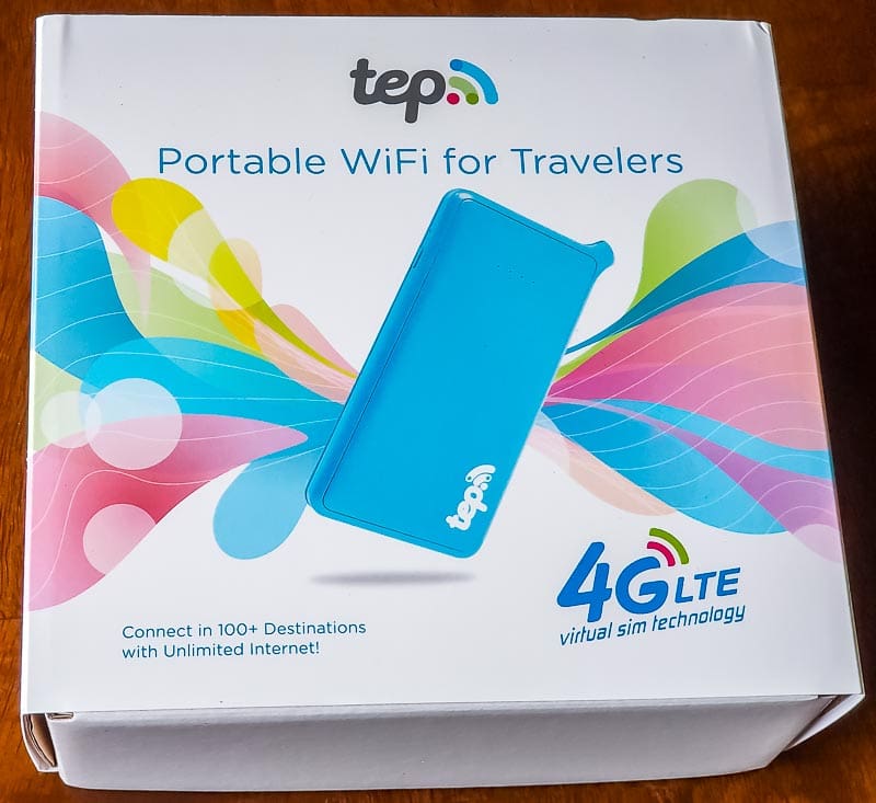 Tep portable WiFi 4GLTE box