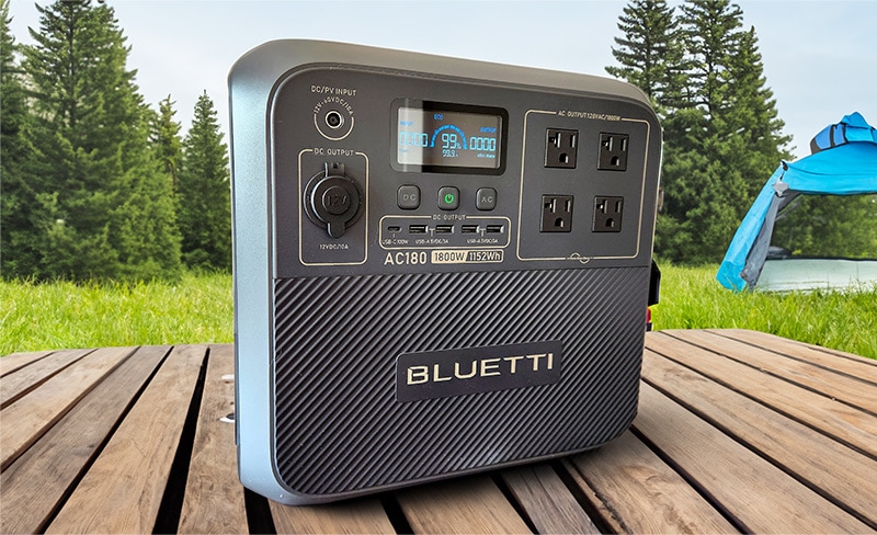 BLUETTI AC180 Review Is it worth it for camping RV and home emergency backup