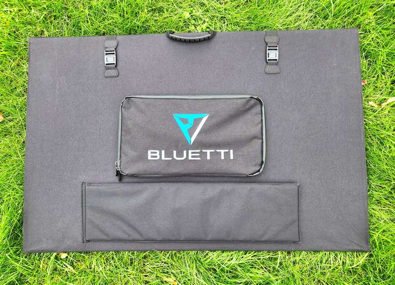 BLUETTI PV350 solar panel carrying case with handles