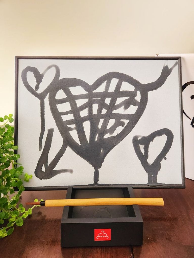 Buddha Board Original with heart art